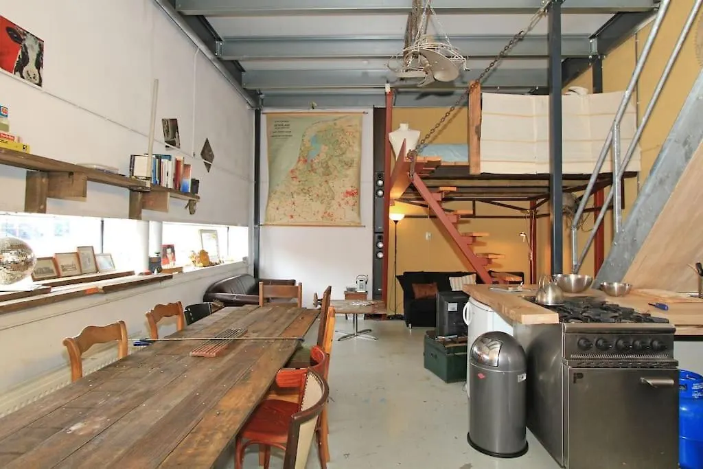 Warehouse Apartment In Spacious Industrial Workshop Amsterdam